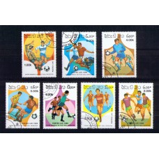 Лаос 7 марок 1986 г.